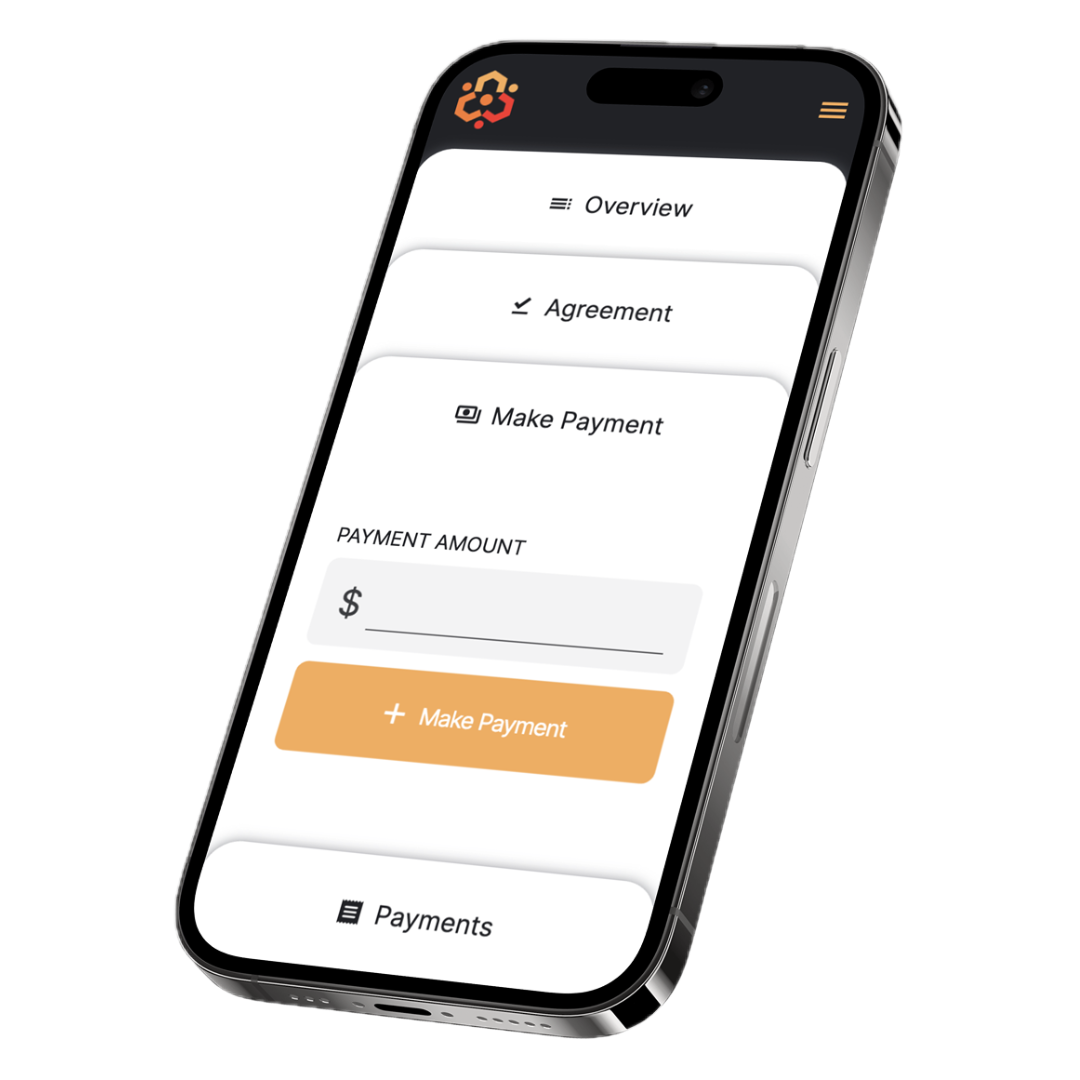 Empowa tenant app — Make Payment view.